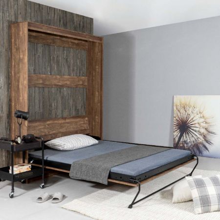 Lifting Iron Frame Queen Size Murphy Bed
